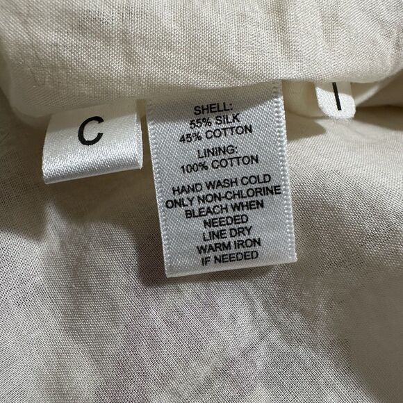 Ann Taylor LOFT Petites Women's 4P Silk Blend Floral A-Line Empire Waist Dress - Picture 4 of 11